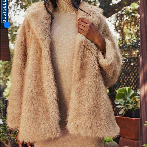 Vici Women's Fuzzy Feeling Faux Fur Coat - Picture 3 of 3